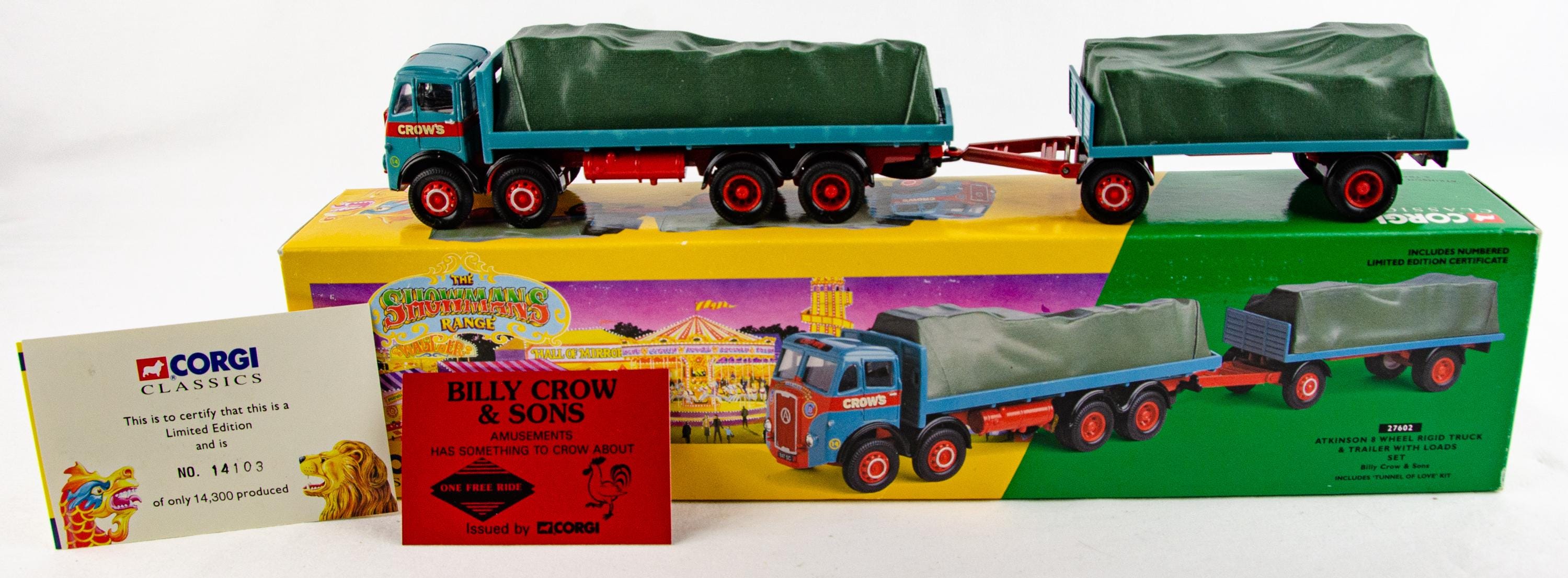 Corgi Showman's Range 27602 Atkinson Truck & Trailer 1:50 Diecast