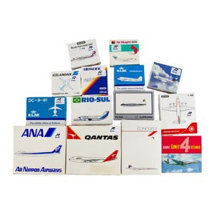 Schabak German Assorted Airlines 1:600 Scale Diecast Model Airplane 14 Piece Lot