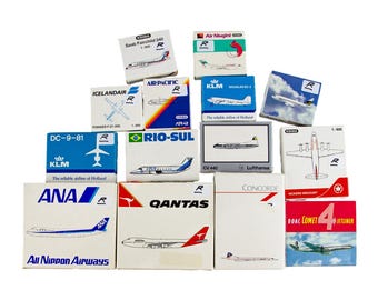 Schabak German Assorted Airlines 1:600 Scale Diecast Model Airplane 14 Piece Lot