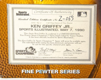 Ken Griffey Jr Sports Illustrated Pewter Figure Series 2 Mariners 1997 Unopened for sale online 