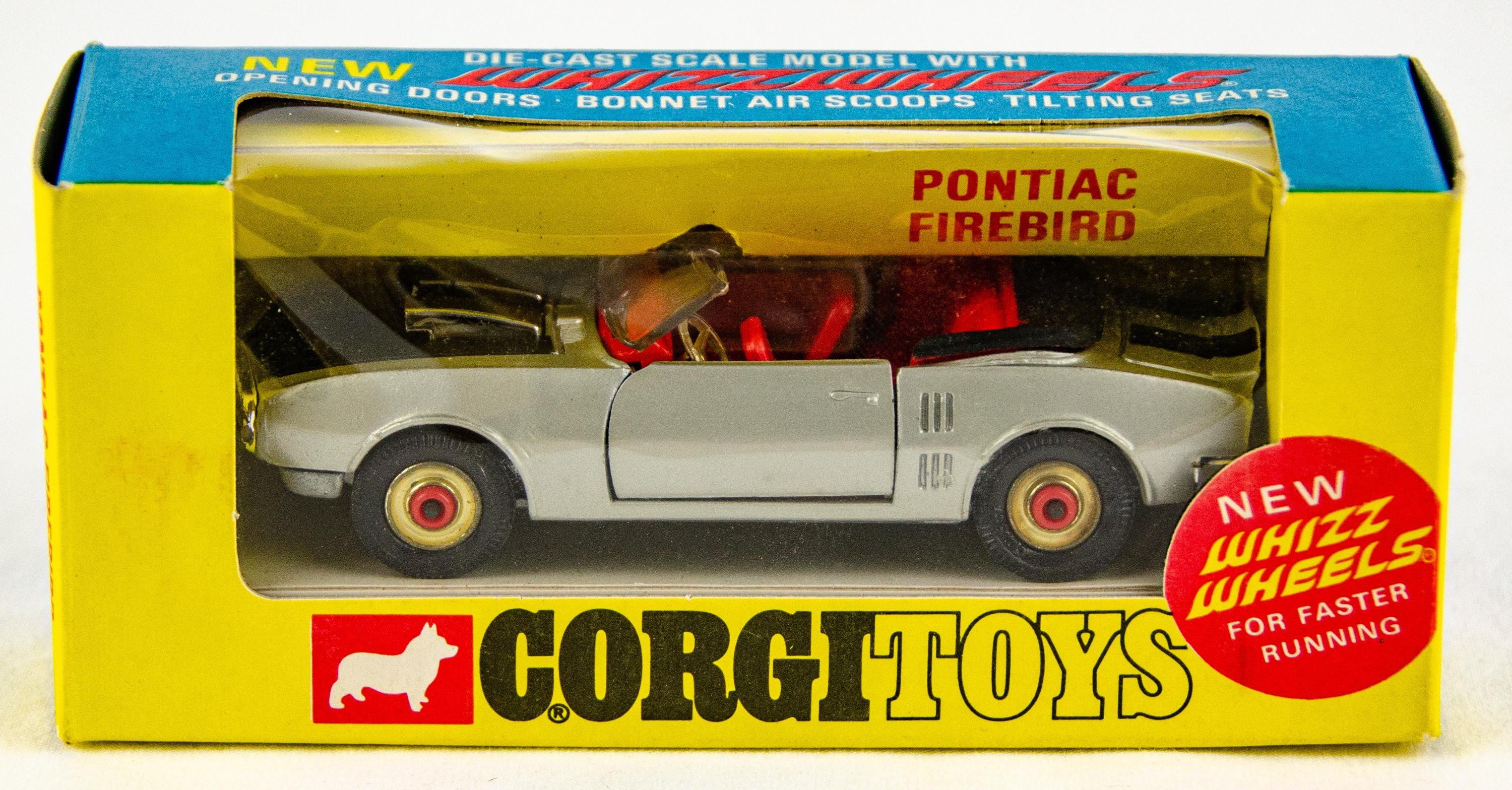 Corgi Toys Whizzwheels 343 Pontiac Firebird Convertible 1:50 Scale