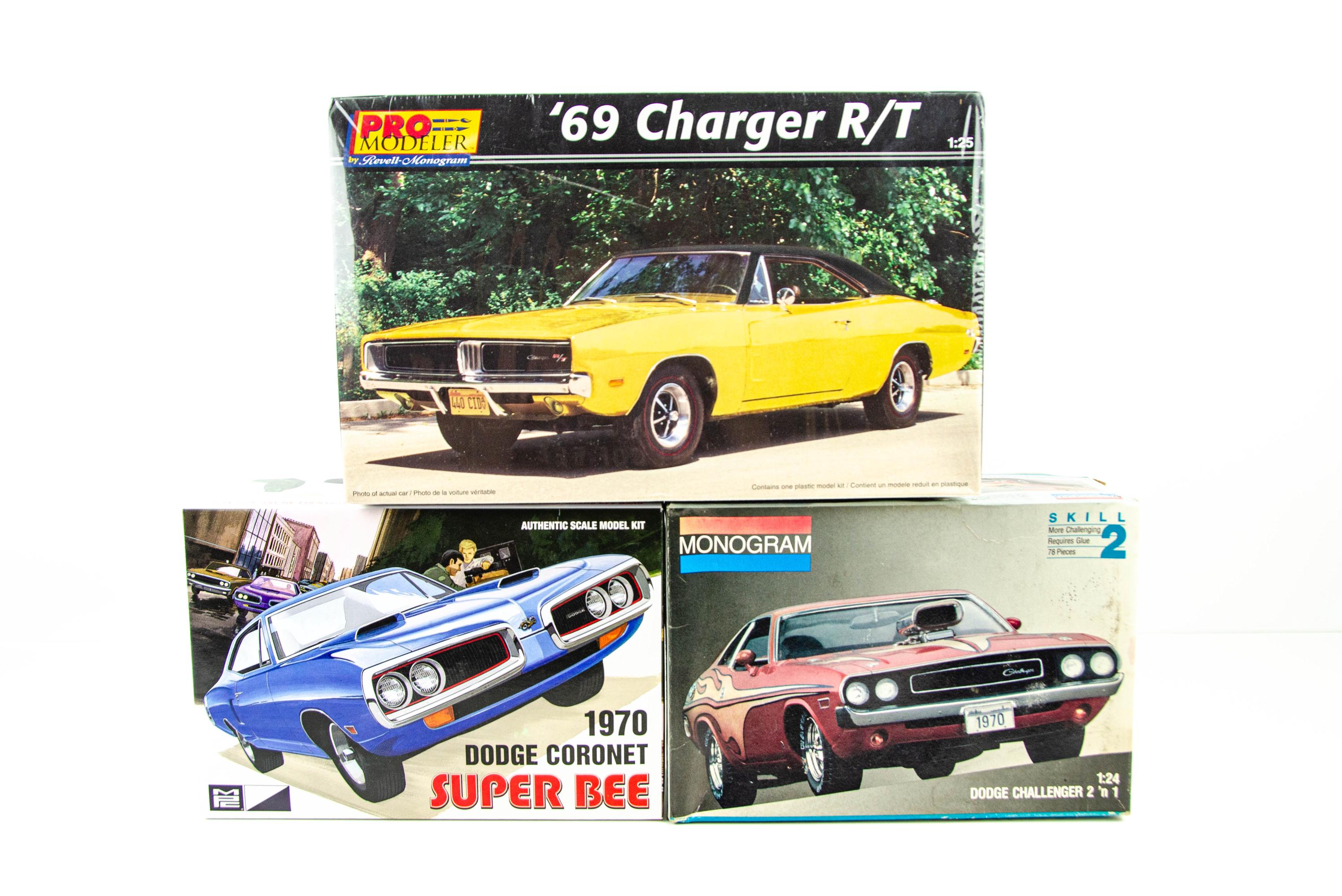 Monogram 1/24 1969 Dodge Charger R/T 85-5937 Challenger 2729 MPC