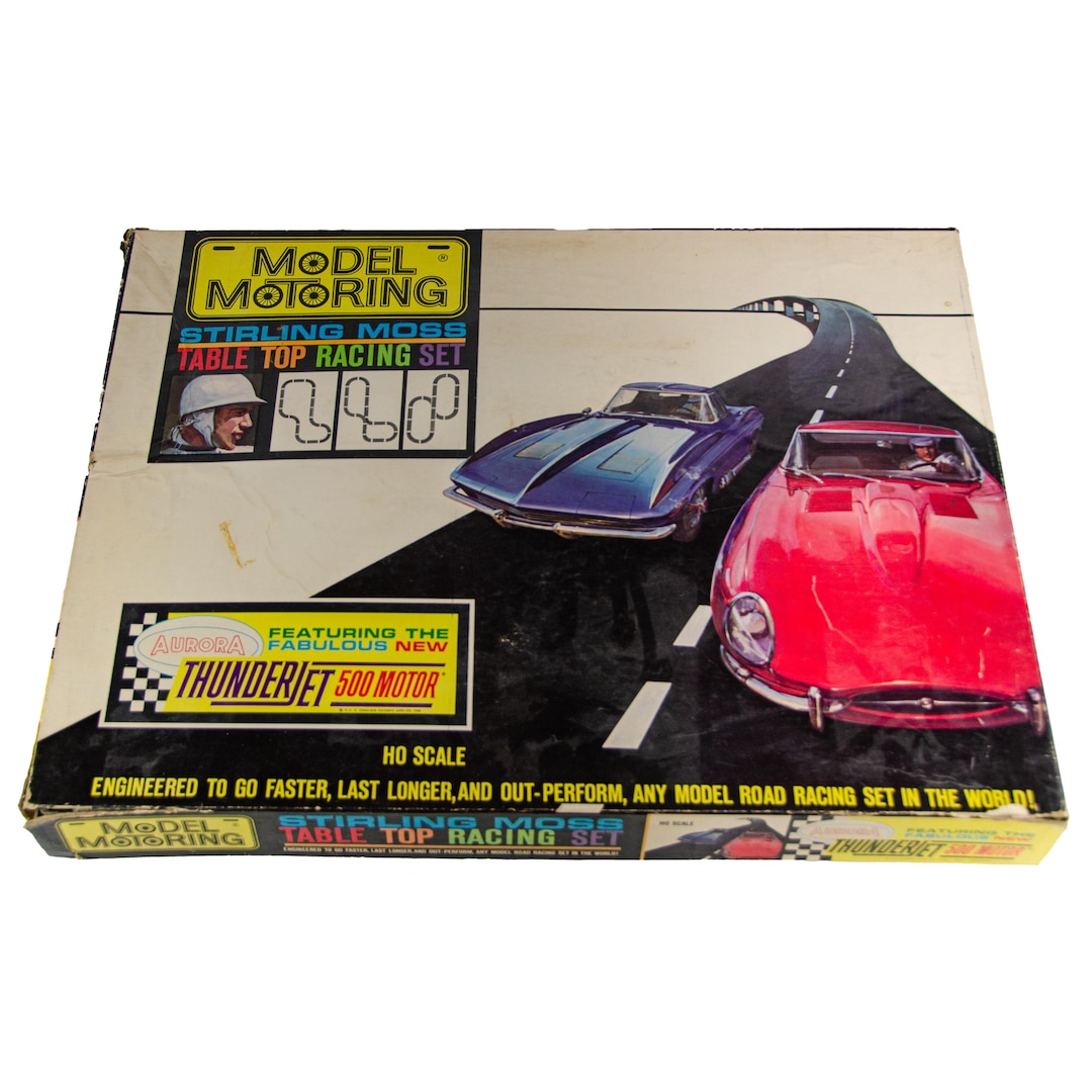 1963 Aurora Model Motoring Stirling Moss Thunderjet 500 Slot Car