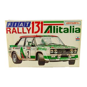 Esci 3003 Fiat 131 Alitalia Rally Italy 1:24 Scale Plastic Model Race Car Kit