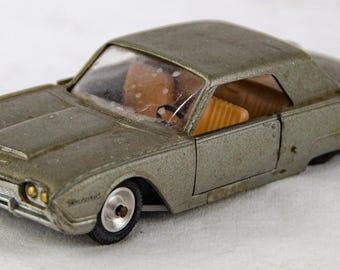 ミニカー SOLIDO REF 128 FORD THUNDERBIRD 1962 Solido 128 Ford Thunderbird Gray France 1:43 Scale Diecast