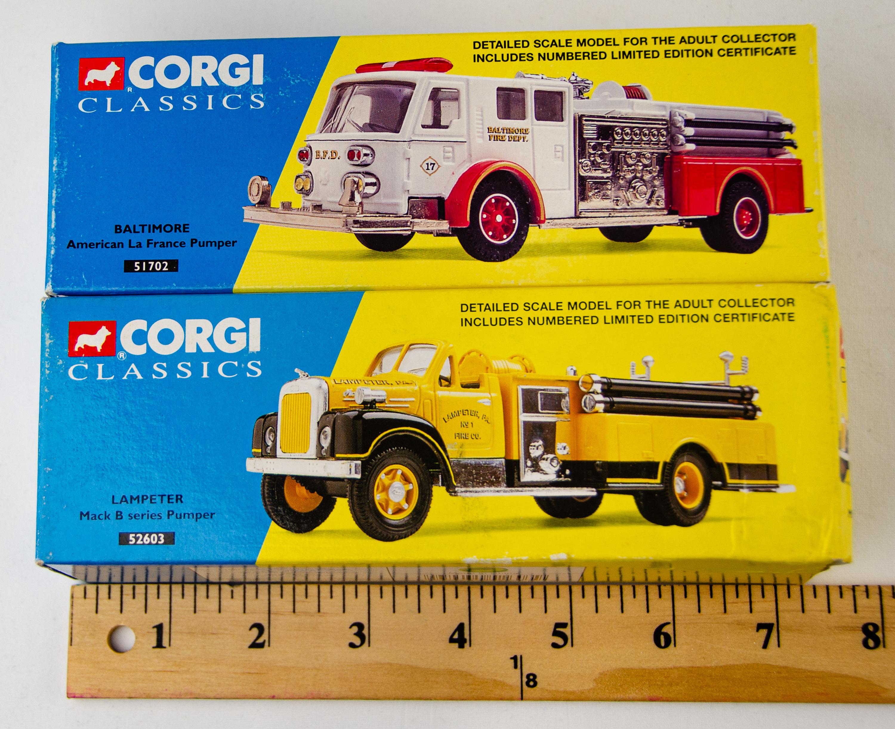 Corgi SB 1/50 - Set of 2 American La France Fire Pump