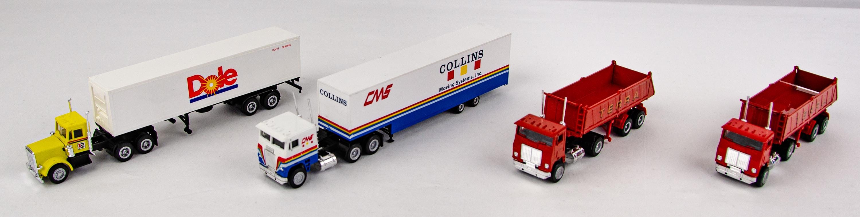 Wagon Con-Cor 70ft Rouge + Semi-remorque JB Hunt – HO 1/87 (occasion)