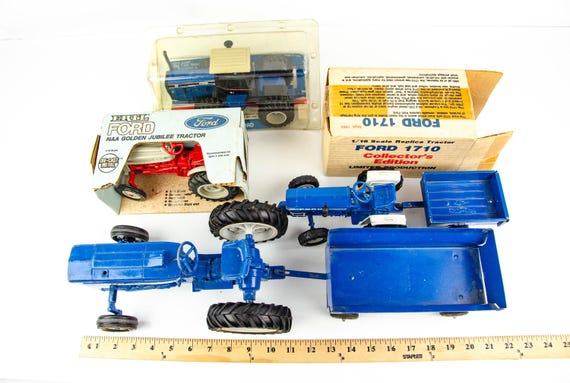 Ertl Ford Tractor Lot 1/16 1710 Golden Jubilee 4600 815 Ford 1/32
