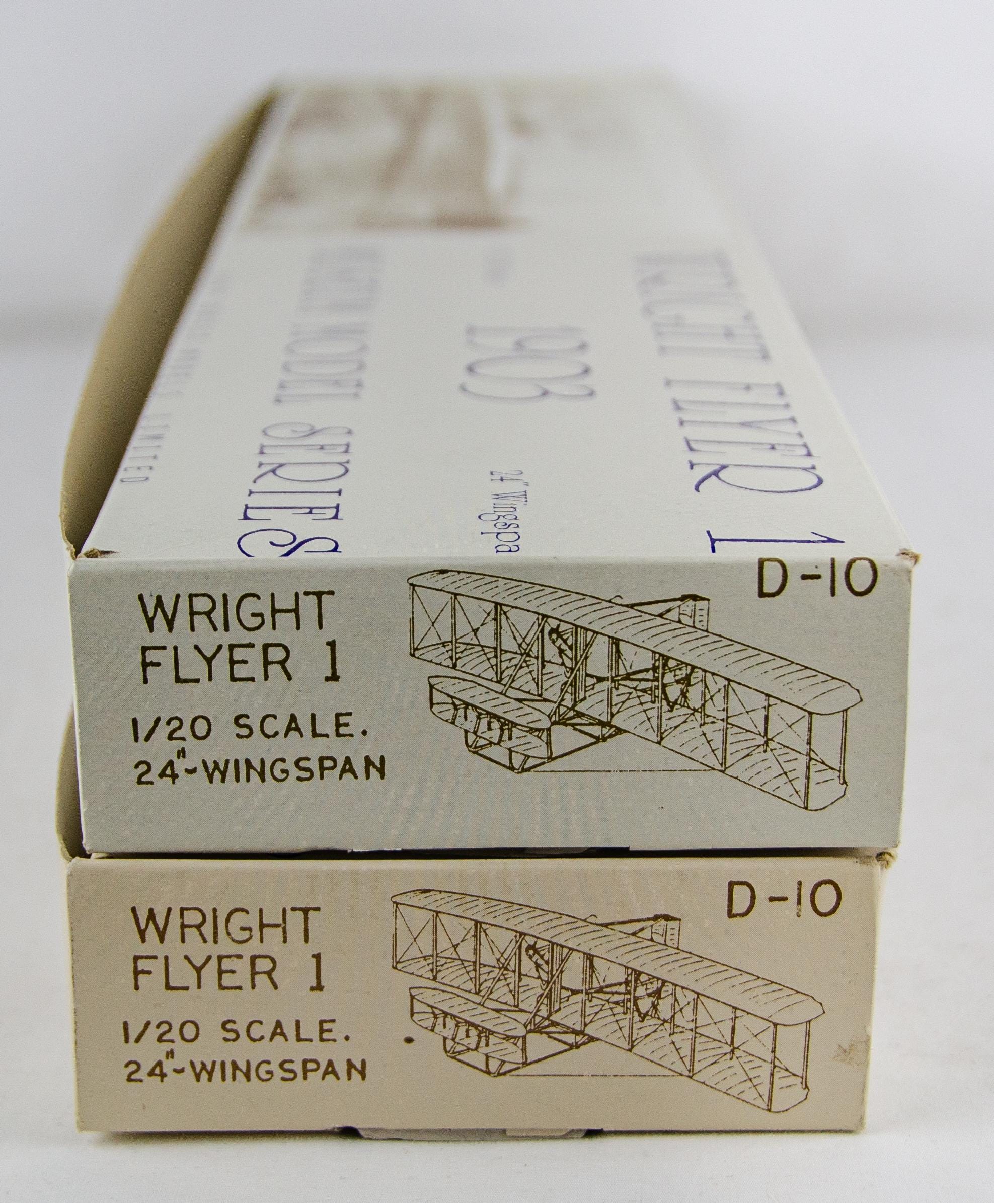 Easy Built D-10 Museum 1903 Wright Flyer 1 1:20 Scale Model Plane Kit ...