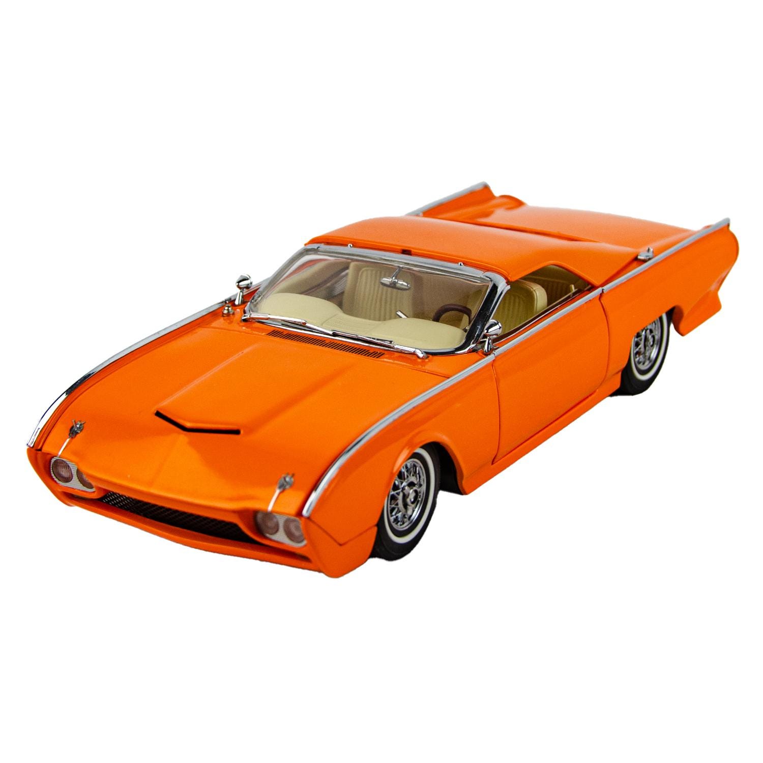 Danbury Mint 1962 Ford Thunderbird Custom Orange 1:24 Scale