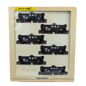 Walthers 1:87 HO Scale B&O USRA Hopper Model Train Car 6 Pack 932-975
