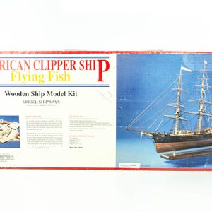Model Shipways Amerikanischer Klipper Fliegender Fisch Balsaholz Schiffsmodell Bausatz