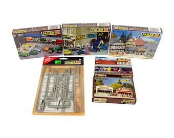 Faller Assorted Deutsche Maßstab 1:160 N Modellbahn Anlage Bausätze 6P Lot