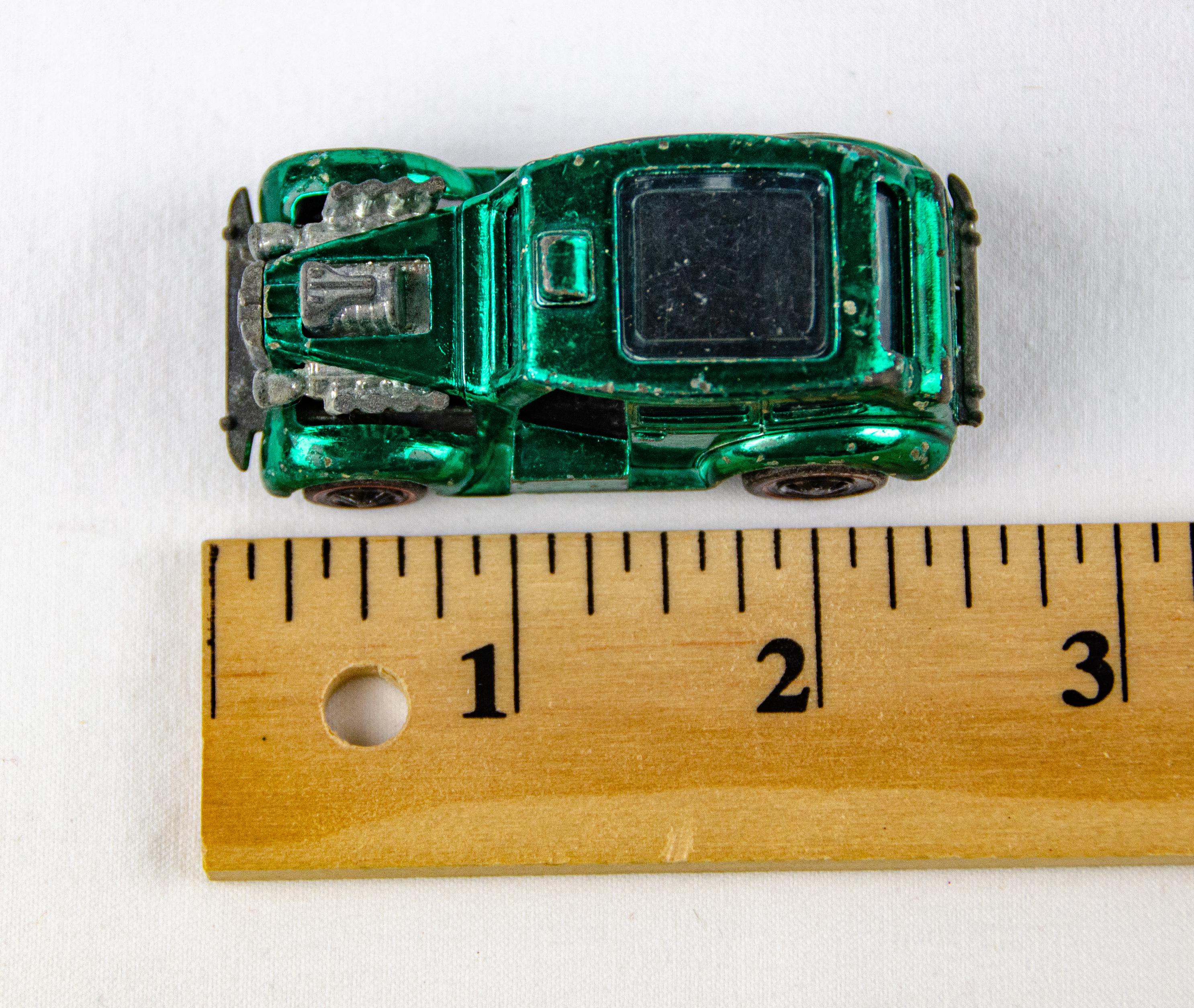 1970 Hot Wheels Mattel Redline Cockney Cab Green 1:64 Scale