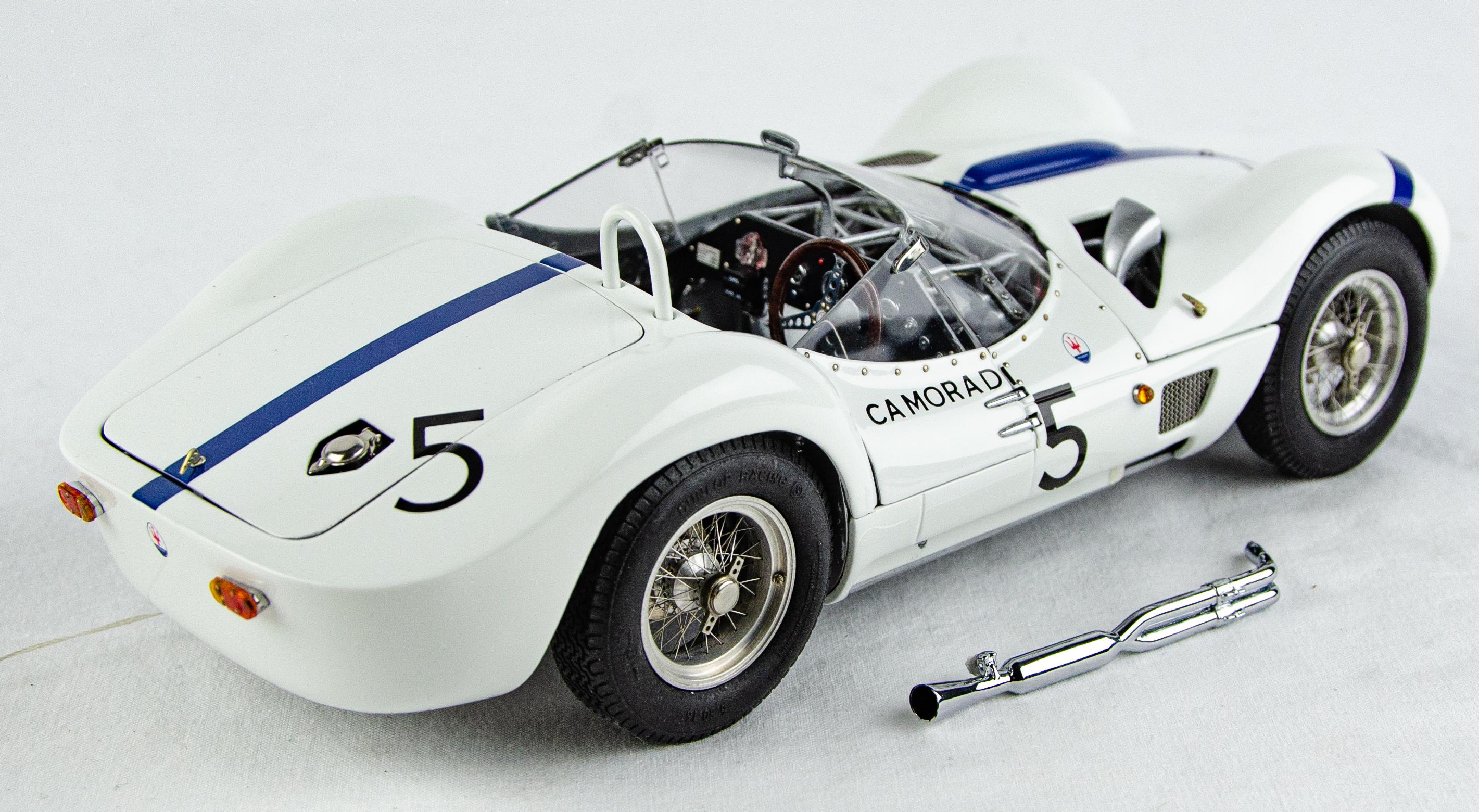 CMC 1960 Maserati Tipo 61 Birdcage weiß 1:18 Diecast Model Car 