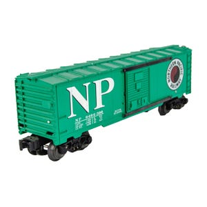 Rail King 1:64 O27 Scale Northern Pacific Railway Model Train Stock Car