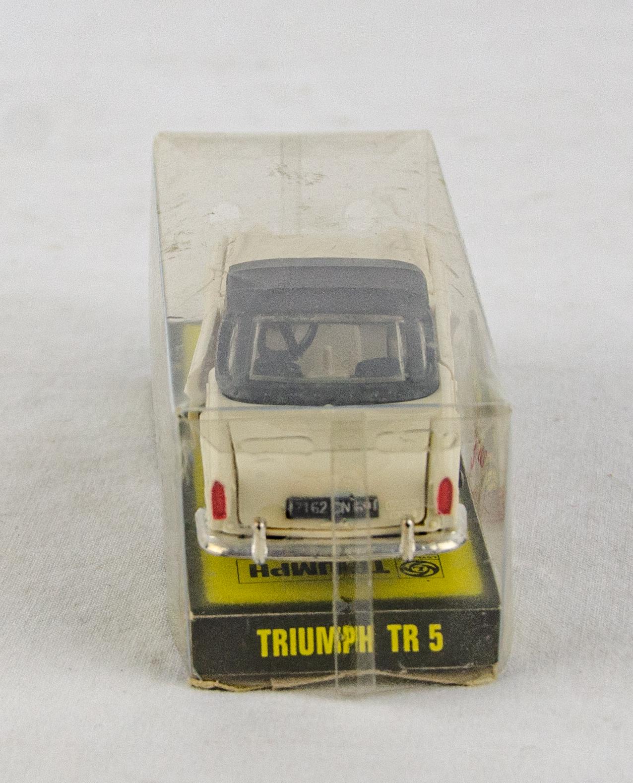 Norev No. 144 Triumph TR 5 Convertible Ivory France 1:43 Scale