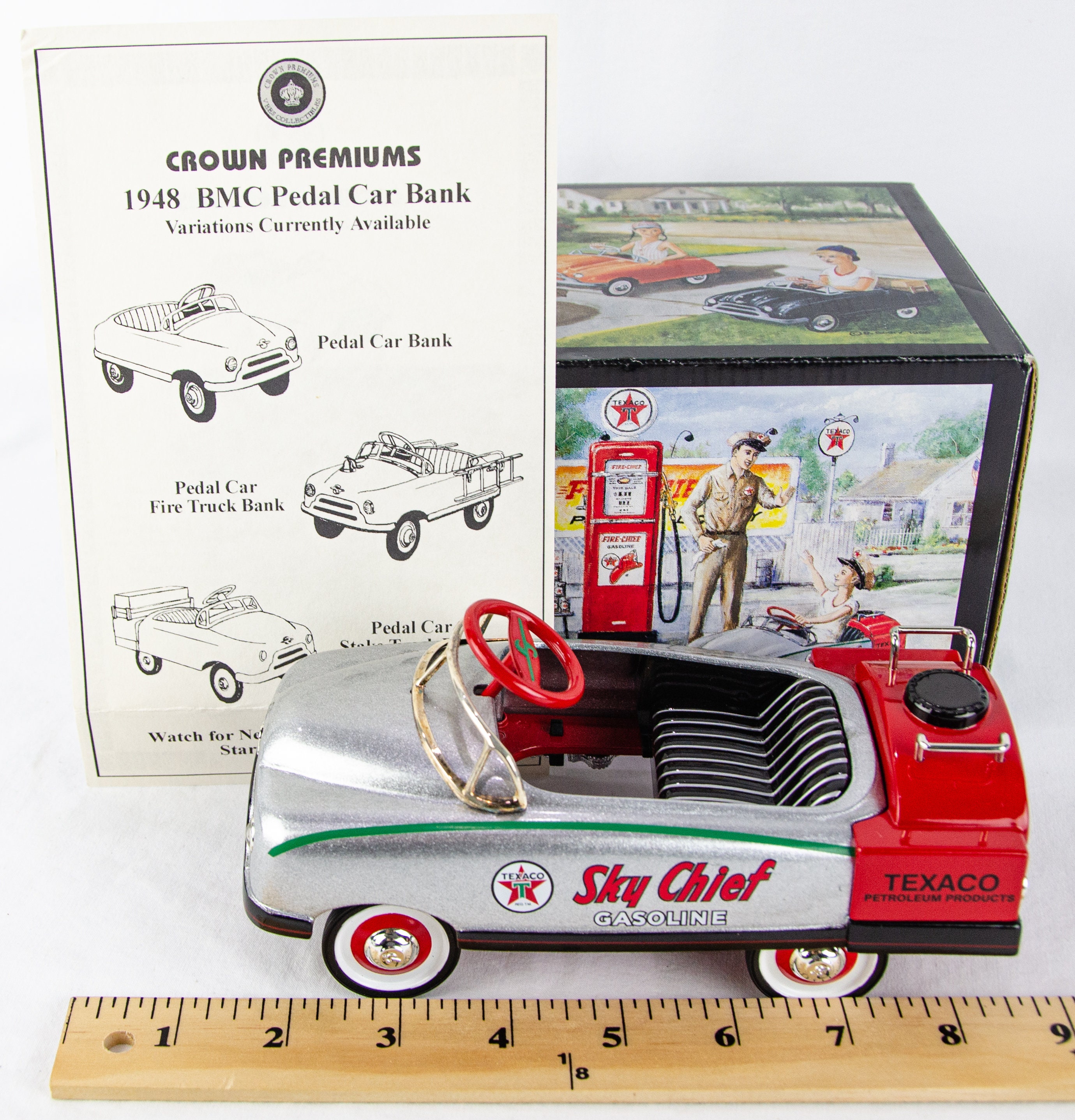 Pedal Cars 16 Scale Texaco Sky Chief Replica Bank Diecast Etsy
