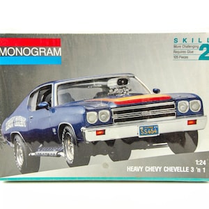 Monogram 1/24 Heavy Chevy Chevelle SS 454 3n1 model carkit 2715