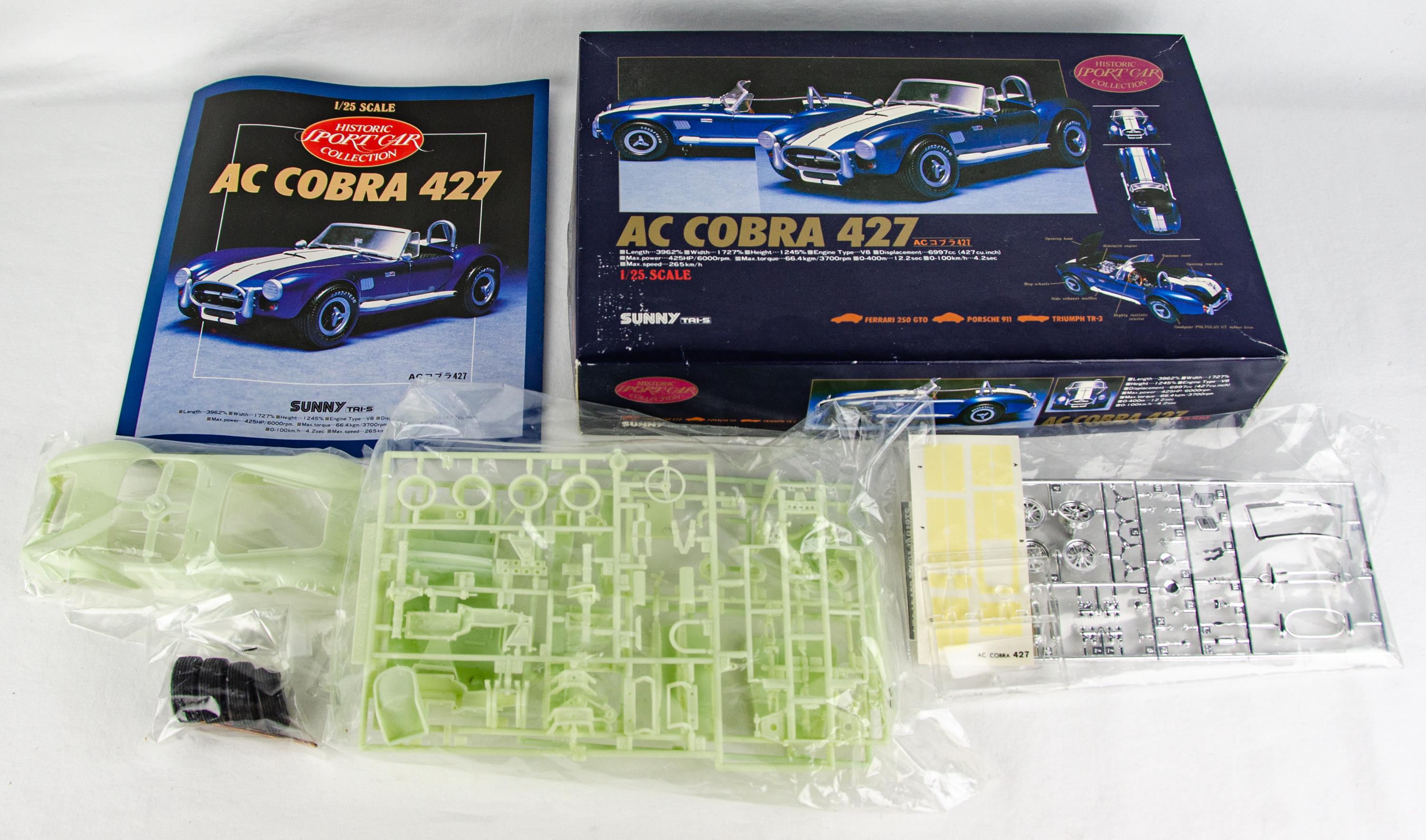 Sunny Tri-s Historic Sports Car AC Cobra 427 Japan 1:25 Scale