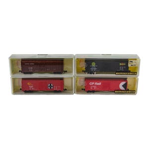 Assorted Model Power Box & Cattle 1:160 N Modellzug Güterwagen 4P Lot