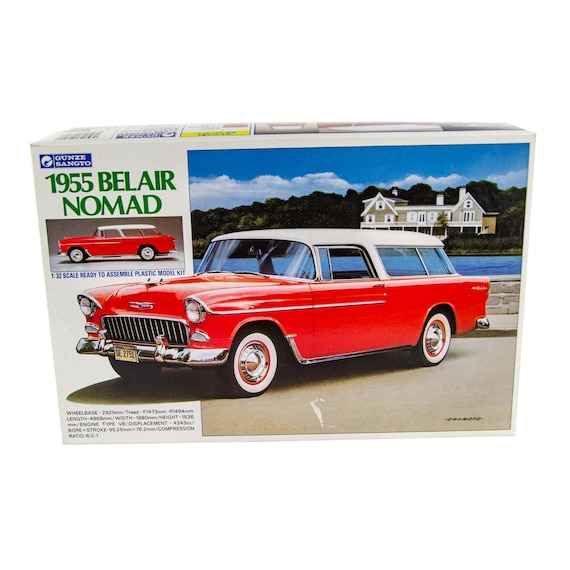 Gunze Sangyo 1955 Chevrolet Bel Air Nomad Japan 1:32 Scale Plastic