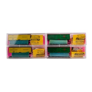Assorted Roundhouse Meat Reefer 1:160 N Escala Modelo Trem Carga Kit 4P Lote