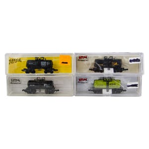 Assortierte Atlas Modell Beer Can Tank 1:160 N Modelleisenbahn Güterwagen 4P Lot