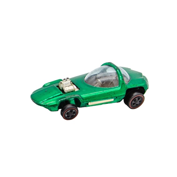 Vintage Hot Wheels Redline Silhouette Green W/ Dark Interior US - Etsy