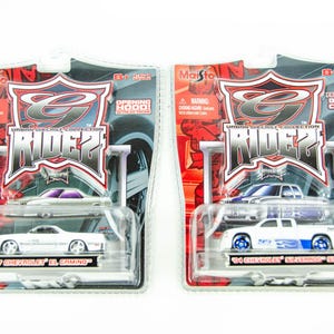 Maisto 1/64 Ridez Lot of 2 04 Chevy Silverado SS & 87 Chevrolet El Camino
