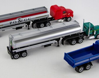 Herpa 1/87 – Lot De 3 Camions Transports Internationaux – HO – Occasion Boîte