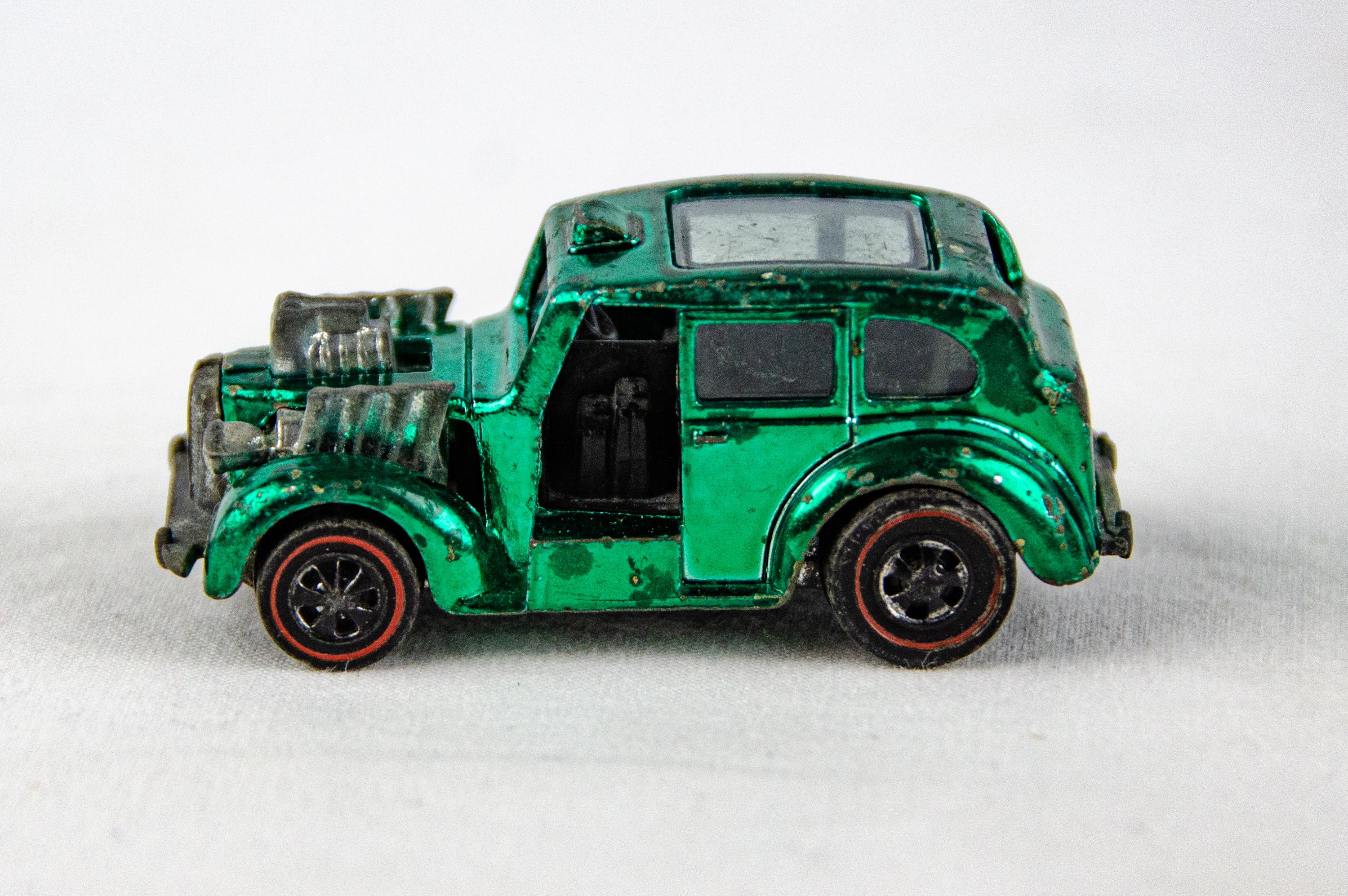 1970 Hot Wheels Mattel Redline Cockney Cab Green 1:64 Scale