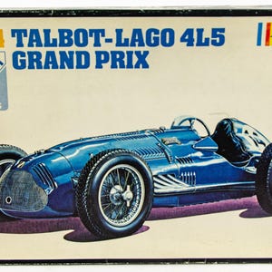Talbot Model Kit Heller No. 721 Talbot Lago 4L5 Grand Prix France 1:24 Scale Model Race ...