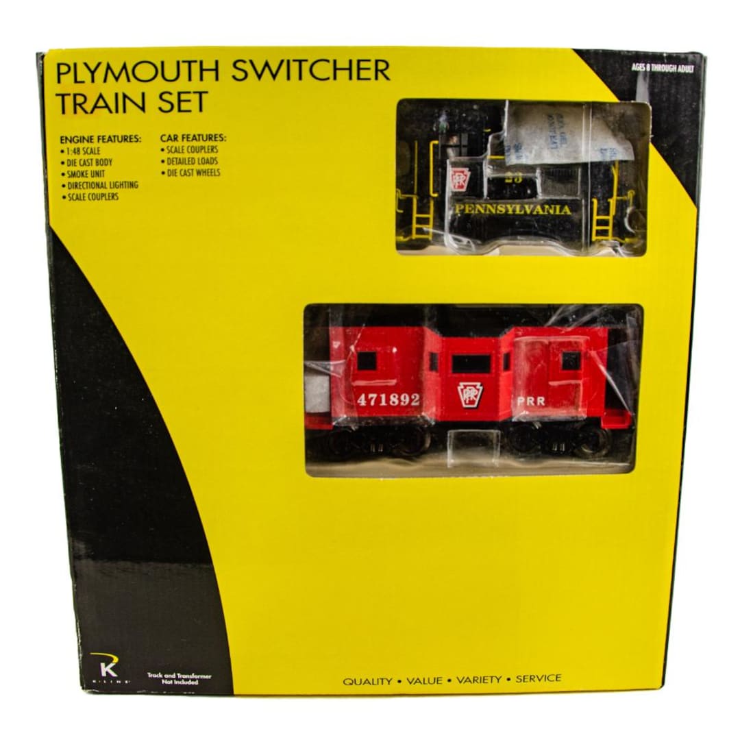 K-line K-1419 Pennsylvania PRR Plymouth Switcher 1:48 O Scale