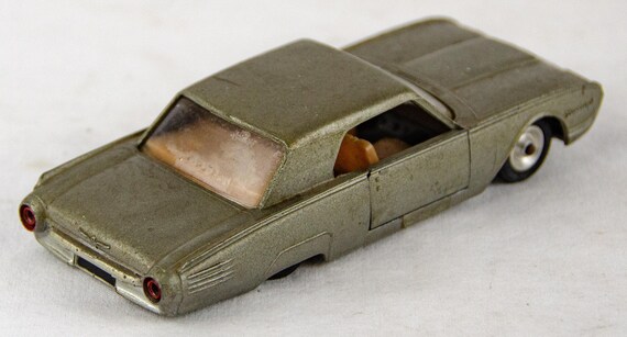 1962 Solido 128 Ford Thunderbird Gray France 1:43 Scale