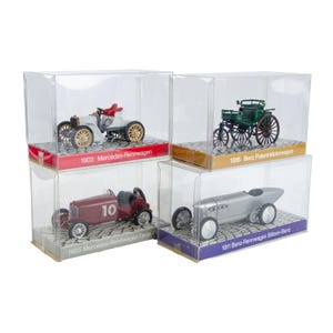 Cursor 1:43 Scale 4-Lot Mercedes-Benz Dealer Promo Diecast Model Cars