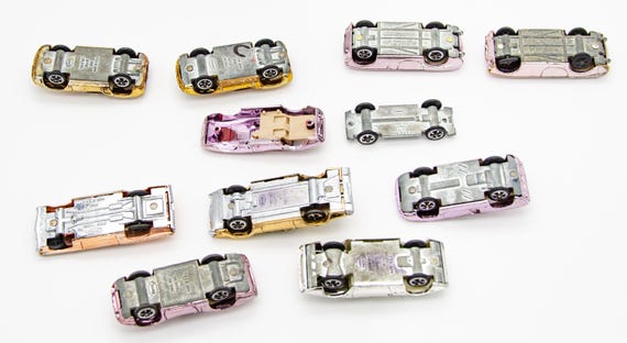 Vintage 1960s Aurora Cigar Box Diecast Car Lot of 10 - Etsy