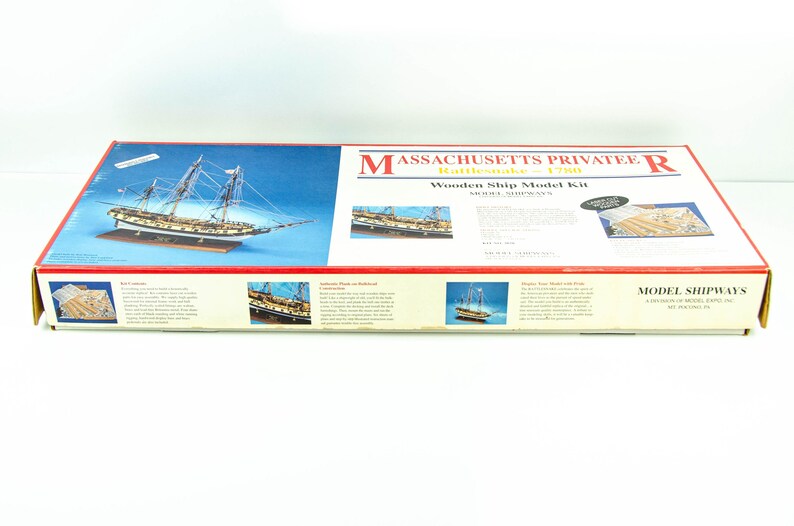 Model Shipways Massachusetts Privateer Rattlesnake 1780 Balsa Wood ...