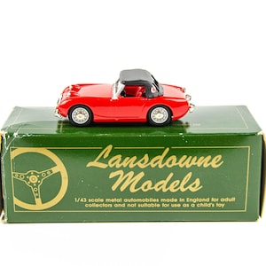 Miniature Lansdowne Models 1/43 - Austin Healey Frogeye Sprite 1958, Bleue (occasion)