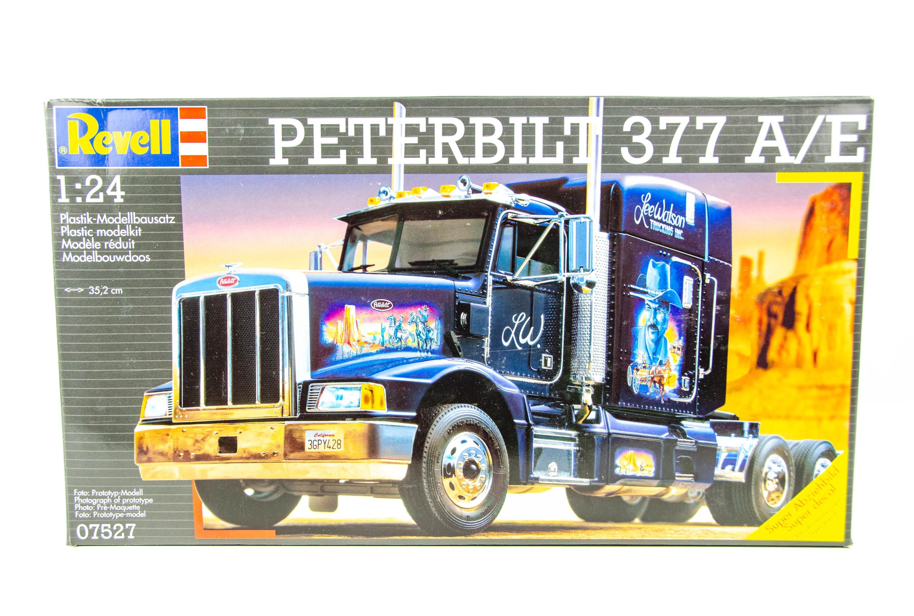 Revell 1/25 Peterbilt 377 A/E Semi Tractor Truck Model Kit 07527