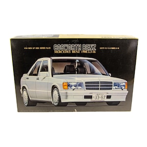 Fujimi No. 23 Mercedes Benz Cosworth 190E 2.3-16 Japan 1:24 Scale Model Car Kit