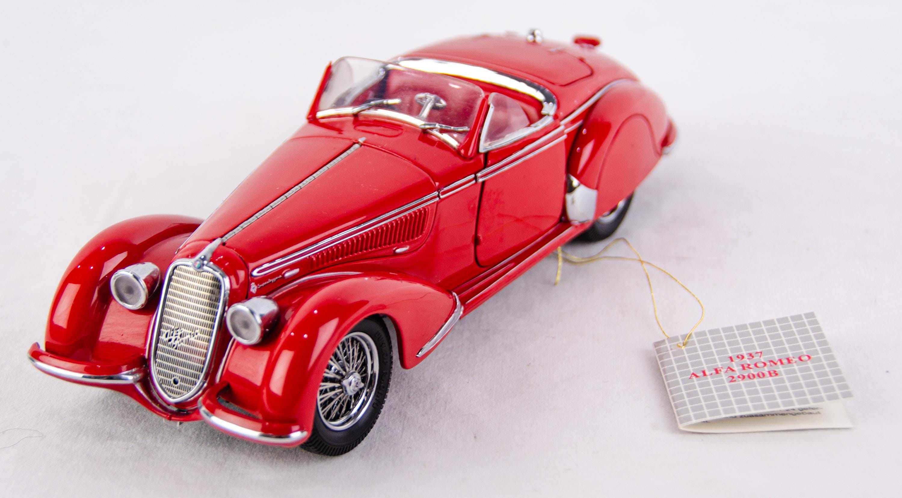 Franklin Mint 1:24 1937 Alfa Romeo 2900B Diecast Model Car - Etsy