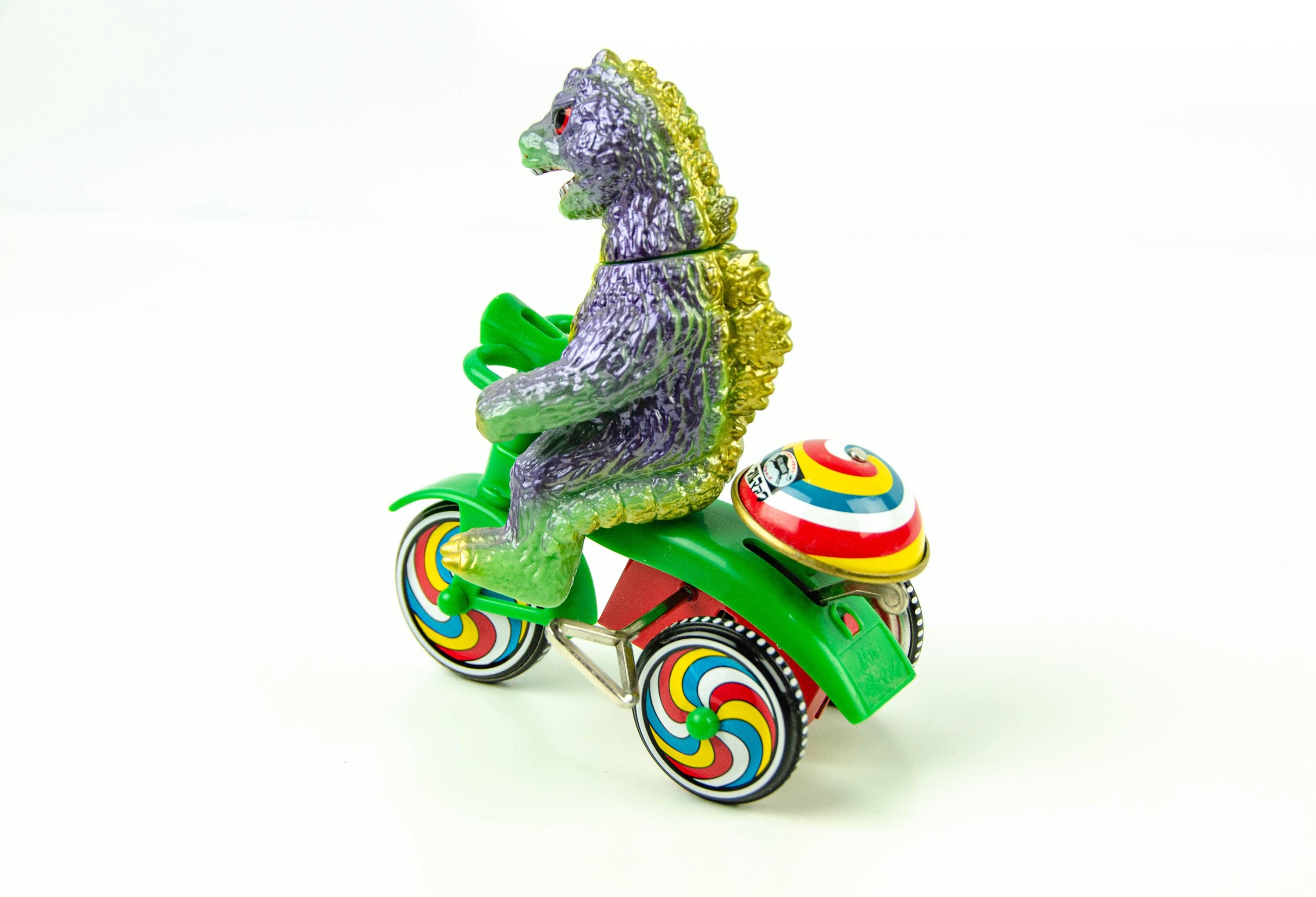 M1 Bullmark Godzilla Tricycle Soft Vinyl Figure Toho Japan Purple