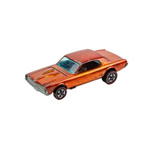 1967 Hot Wheels Redline Custom Cougar Orange Diecast Car HK Built