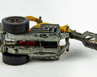 1970s Hot Wheels Mattel Rrrumblers Red Torque Chop W/ Rider