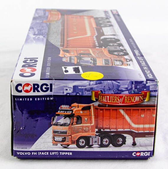 Corgi CC14038 Volvo FH (face Lift) Tipper M. Way & Son 1:50
