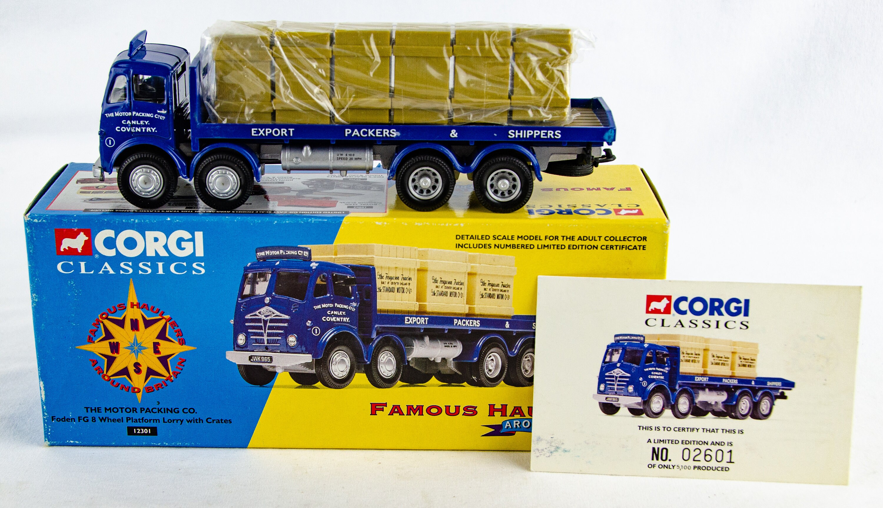 Corgi Classics Famous Haulers Motor Packing Foden FG 8 Wheel 1 50