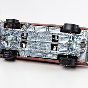 Hot Wheels Redline 1968 HK Red CUSTOM MUSTANG Brown Interior Mint