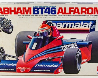 タミヤ JPSMK3 ブラバムBT50 ブラバムBT46 ウィリアムズFW07 Tamiya Grand Prix Brabham BT46 Alfa Romeo Japan 1:20 Scale Model