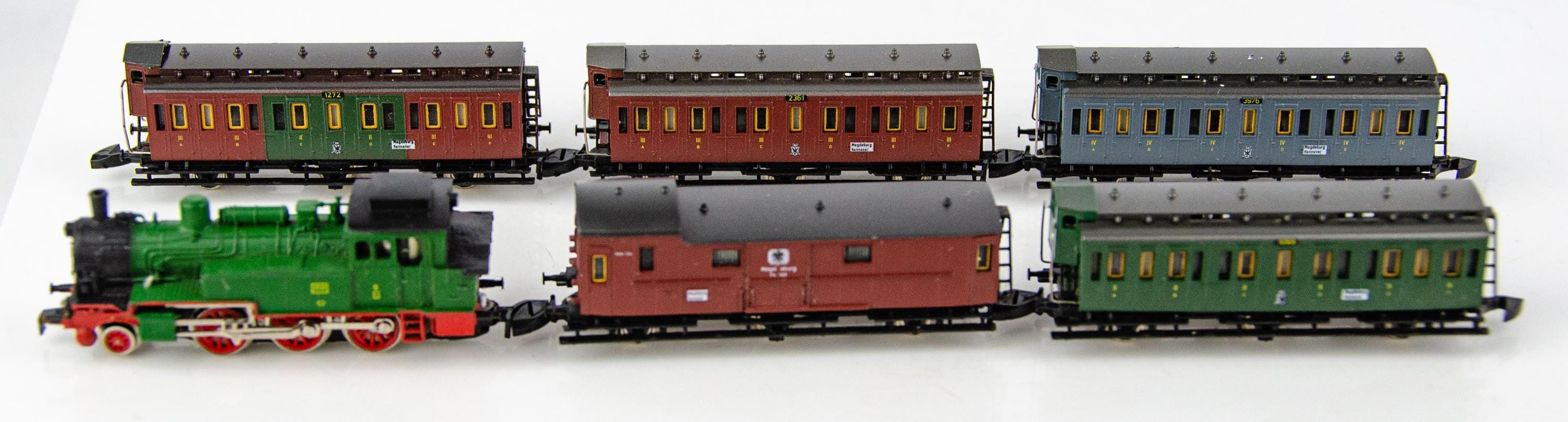 メルクリン ミニクラブ　8104 蒸気機関車&客車セット ビンテージ メルクリン ミニクラブ 8104 ドイツ Zゲージ 蒸気機関車